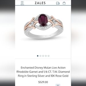 Enchanted Disney Mulan Ring